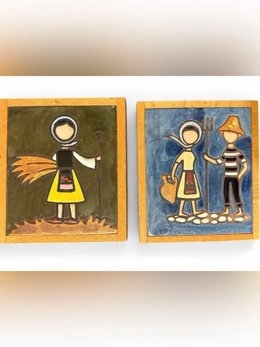 VTG Art Tiles By, Helen Michaelides.